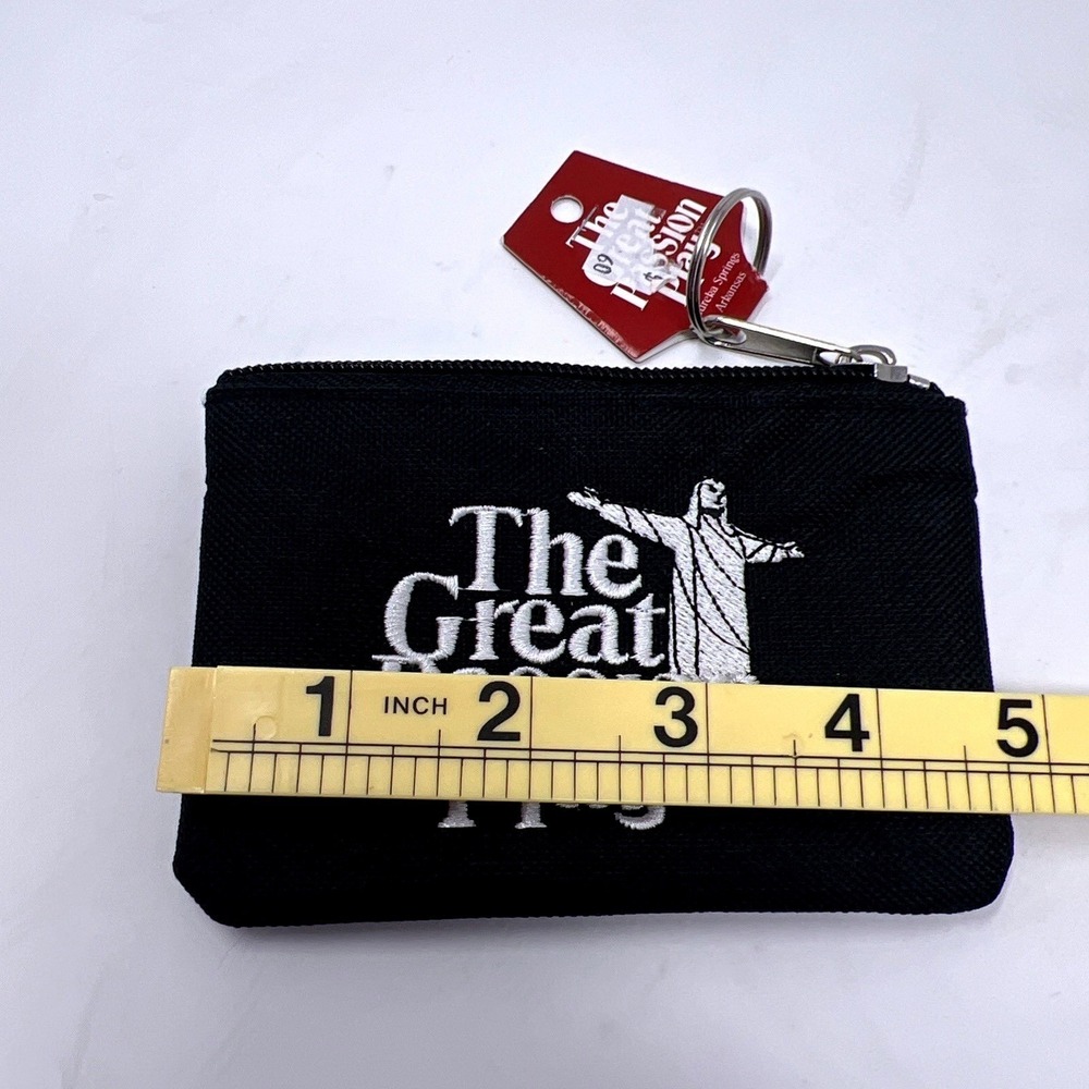 The‎ Great Passion Play Coin Purse Keychain Pouch Eureka Springs AR New With Tag - Picture 3 of 7